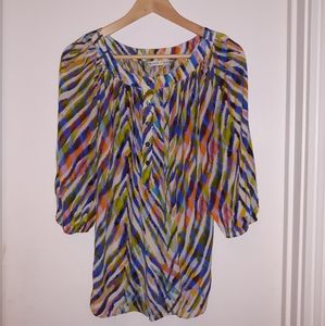 3/$30 Trina Turk silk top SIZE P